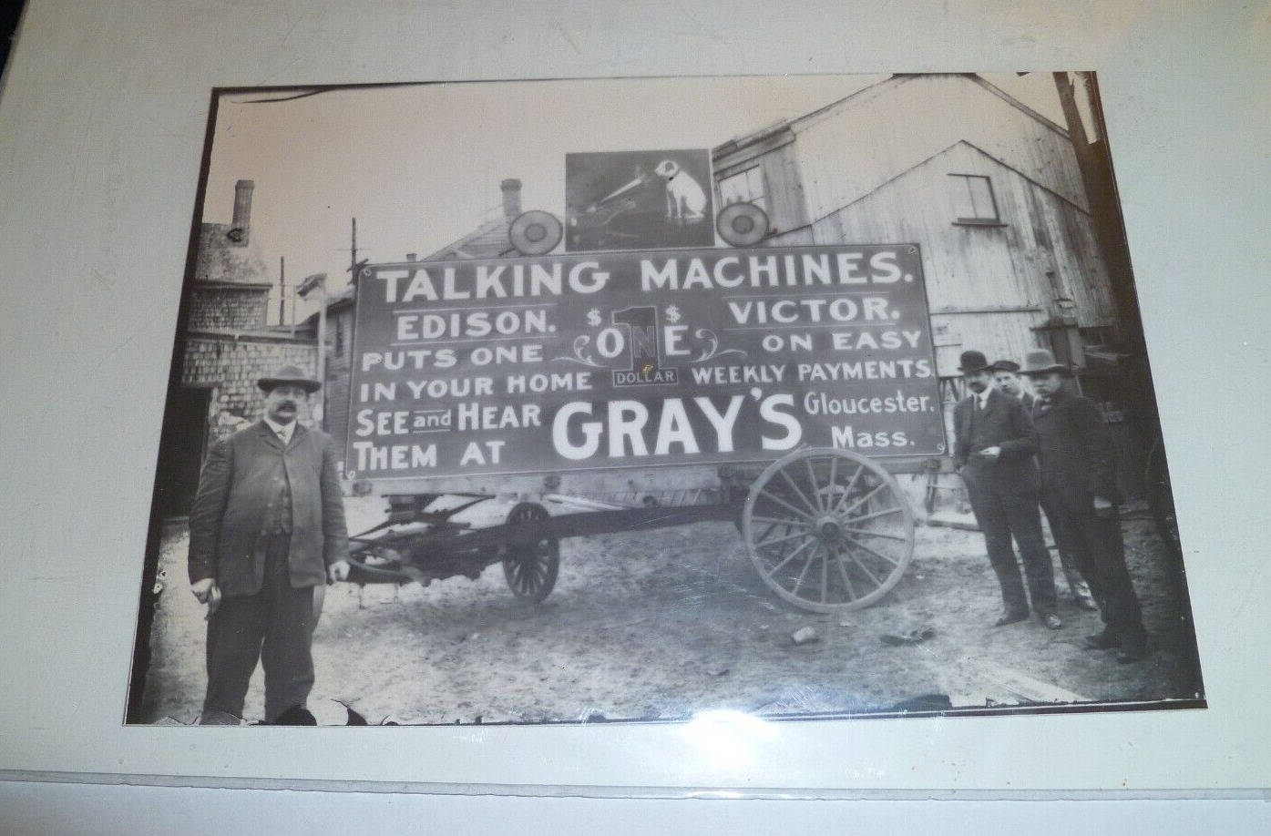 Edison Talking Machines Victor Show Rare Vintage Copy Photo 5x7\