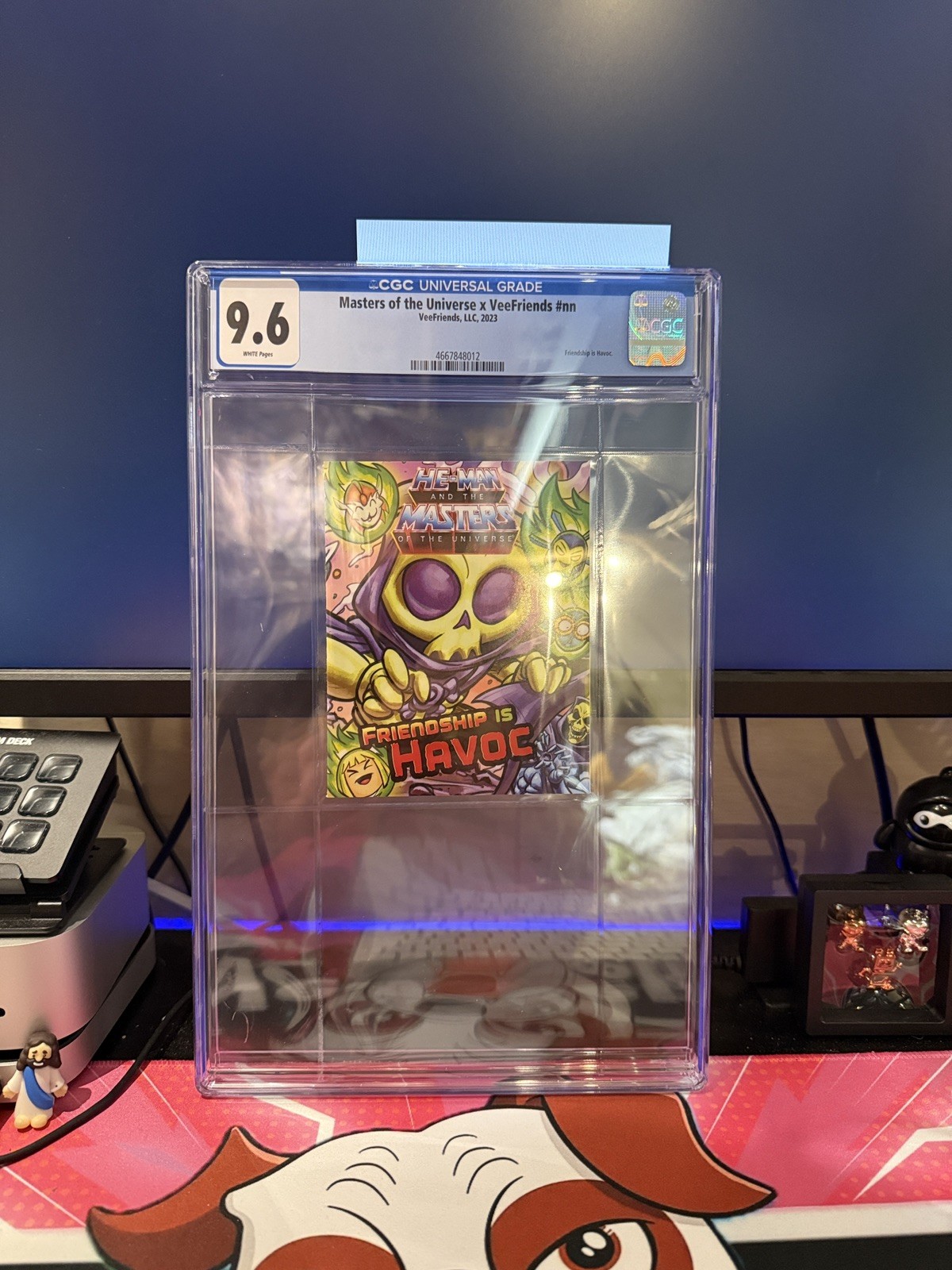Veefriends Comic Book HE-MAN COLAB WITH TOY SET CGC 9.6
