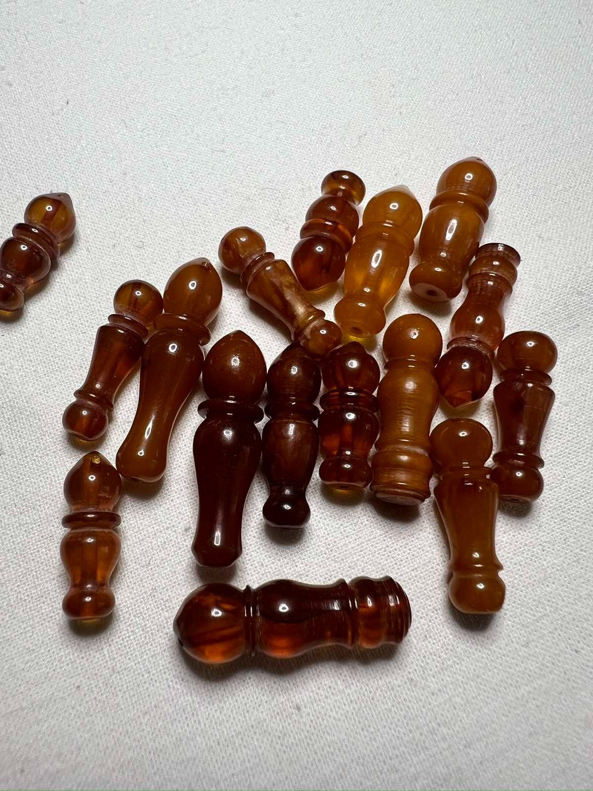 Natural Ukrainian amber Imame 16 pieces