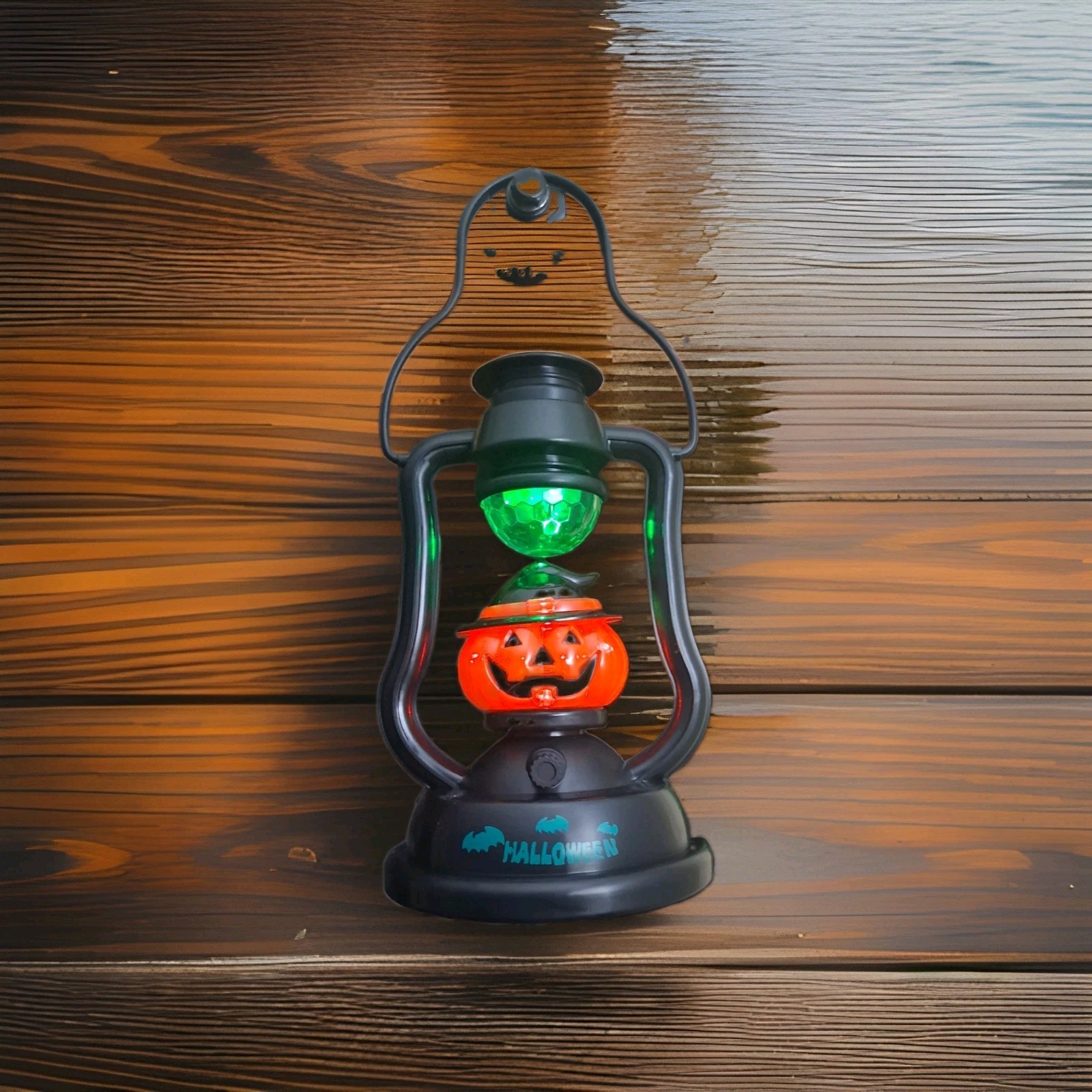 Halloween Light-Up Pumpkin Lantern, Plastic Jack-o'-Lantern Pattern