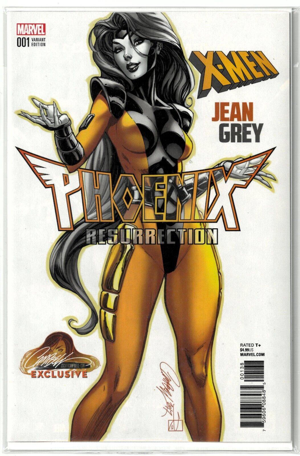 Phoenix Resurrection Return of Jean Grey #1 Marvel Comics 2018 Campbell Cover E