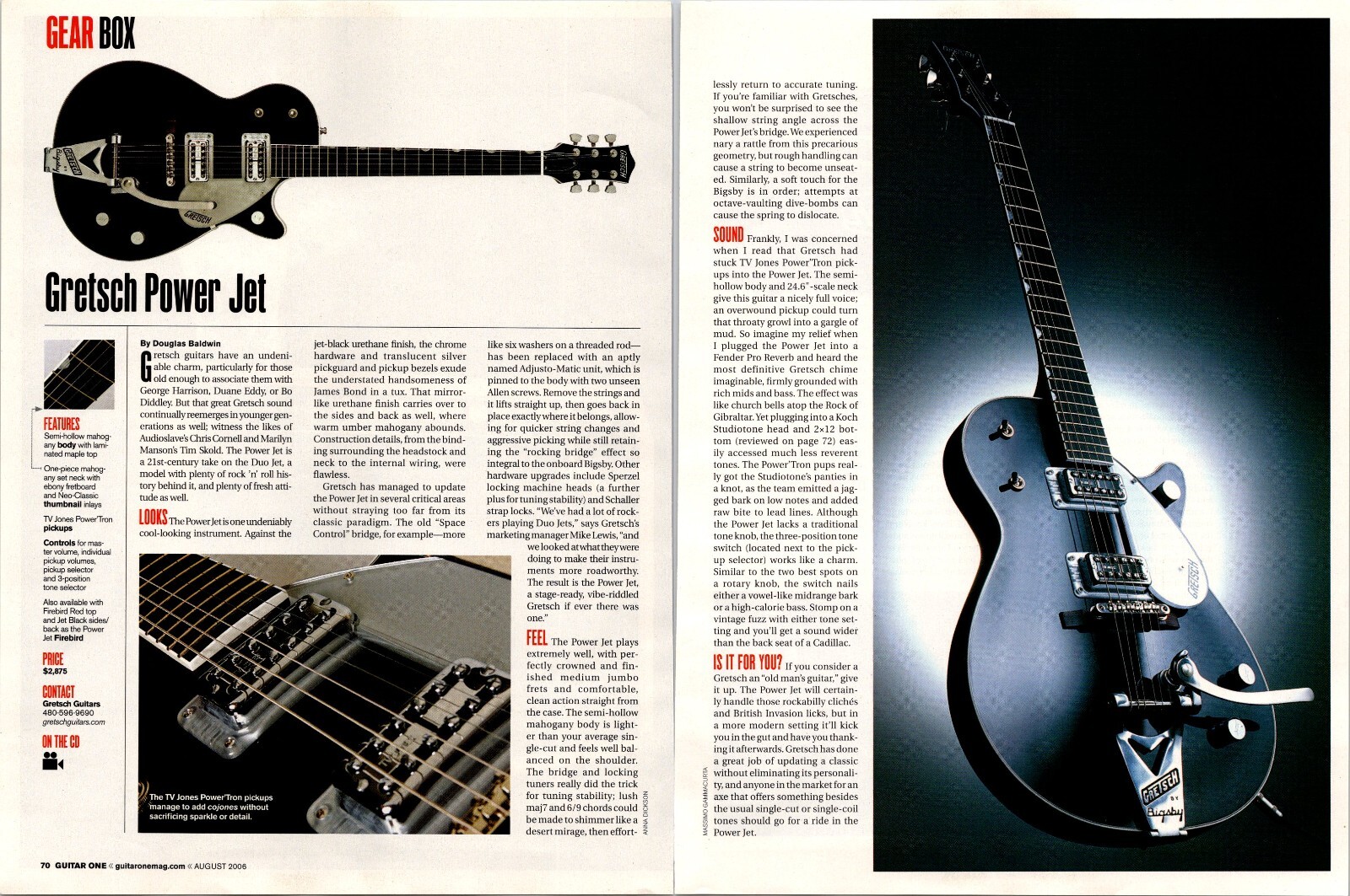 Gretsch Power Jet Original Print Ad