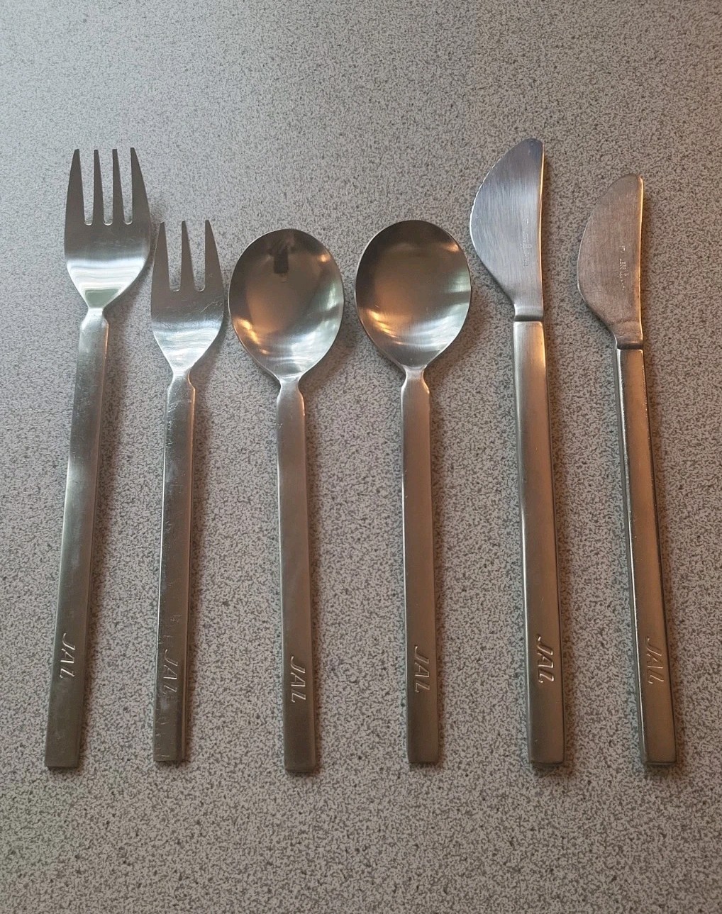 Vintage JAL silerware Set
