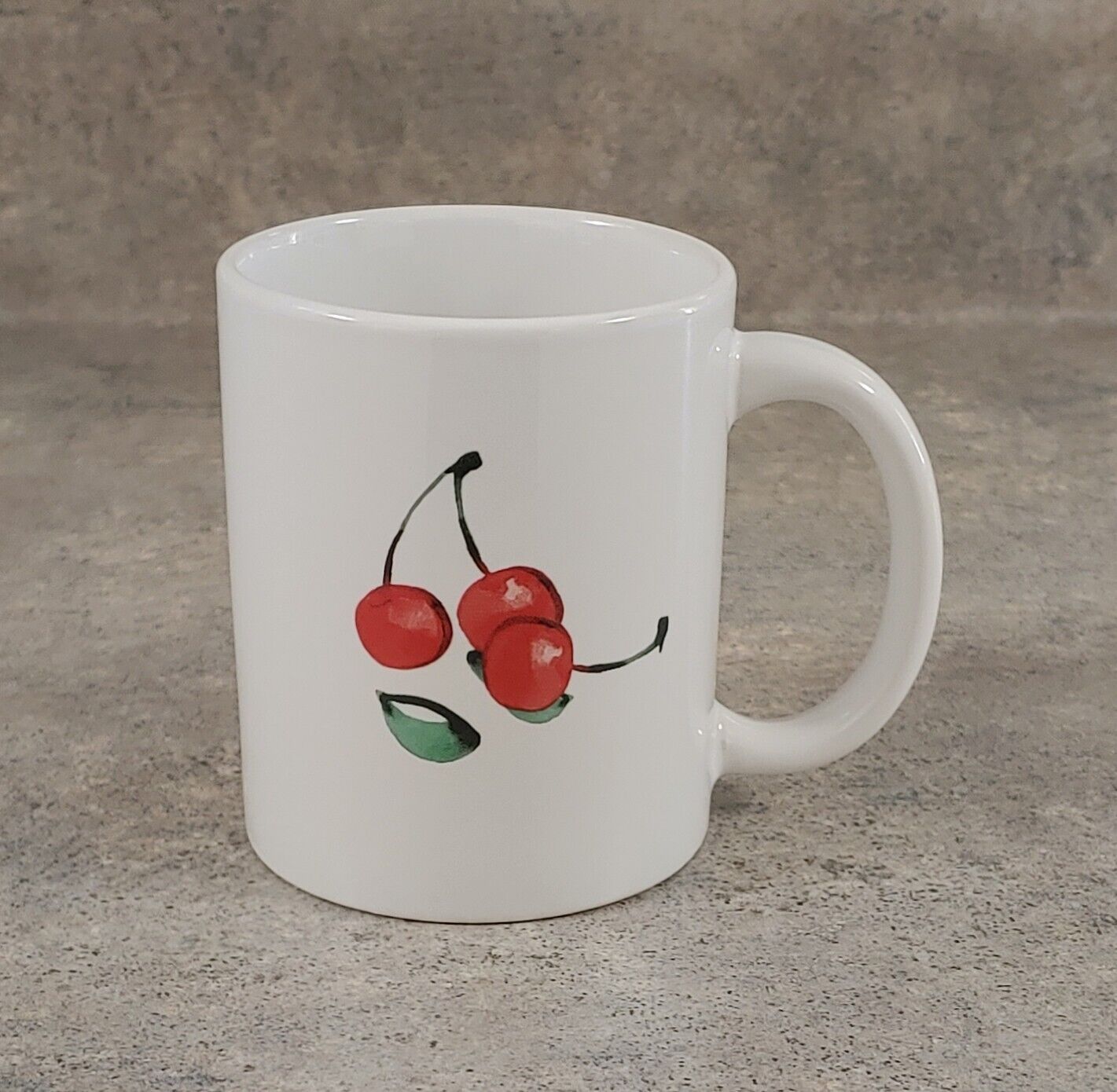 Decorative Cherries Ceramic Cup Mug