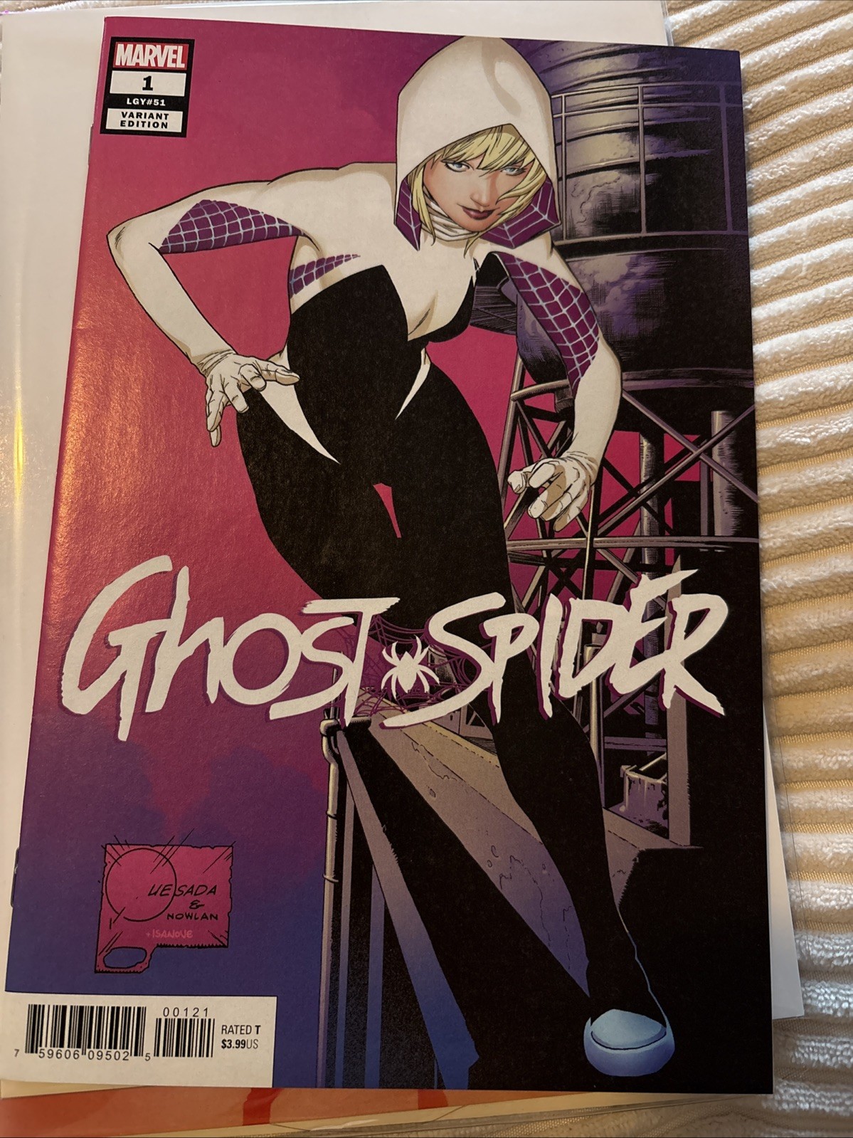 Ghost Spider #1 (2019) 1:50 Joe Quesada Incentive Variant Rare Sharp Copy Ghost Spider #1 (2019) 1:50 Joe Quesada Incentive Variant Rare Sharp Copy