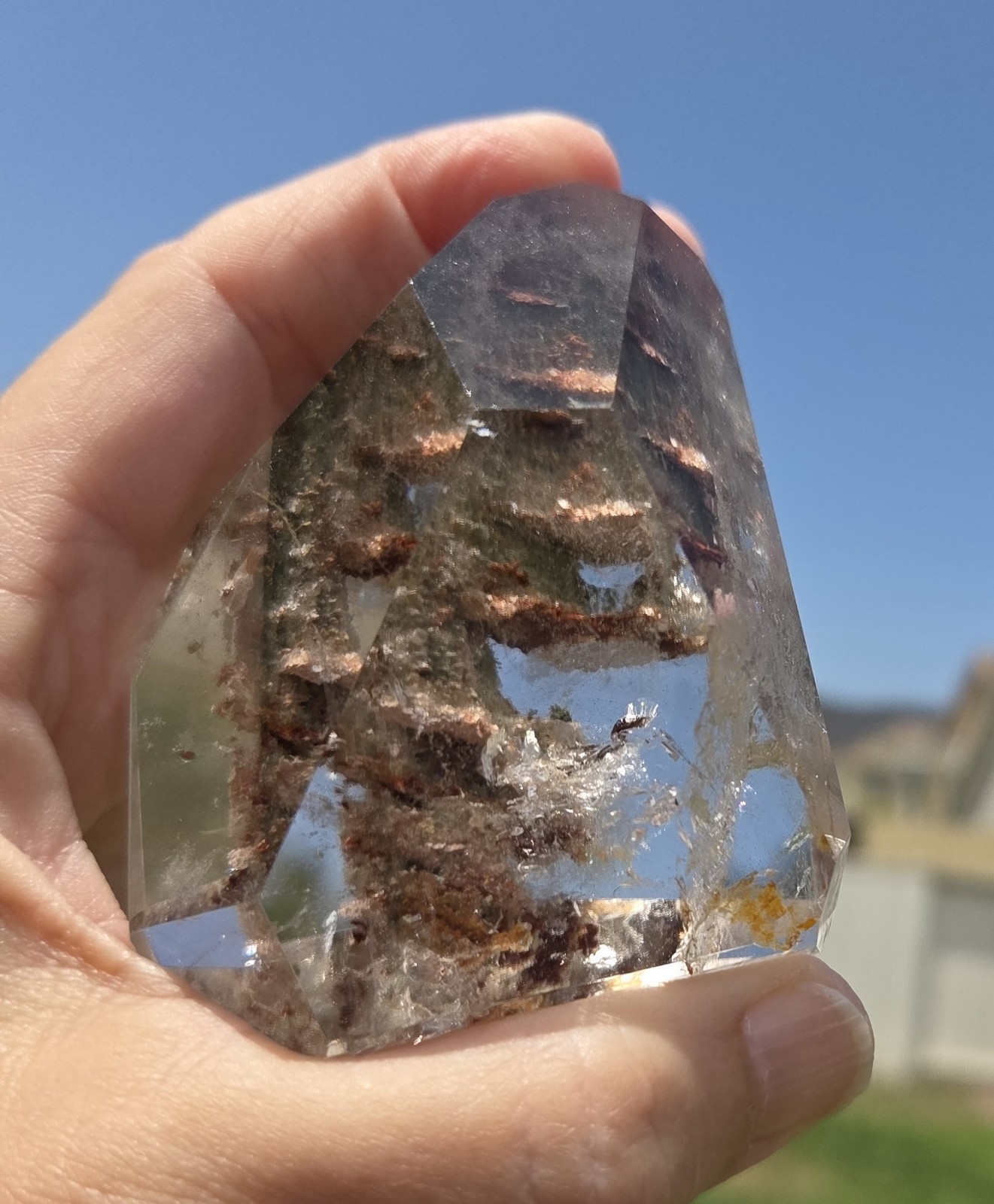 Garden Quartz Free Form  w/ Inclusions