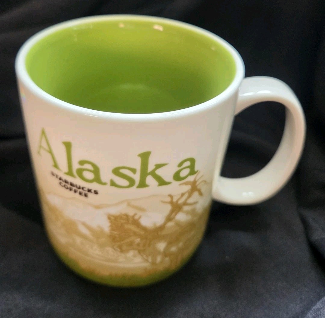 Starbucks 2012 Alaska Global Icon Mug, 16 oz. Excellent Condition 