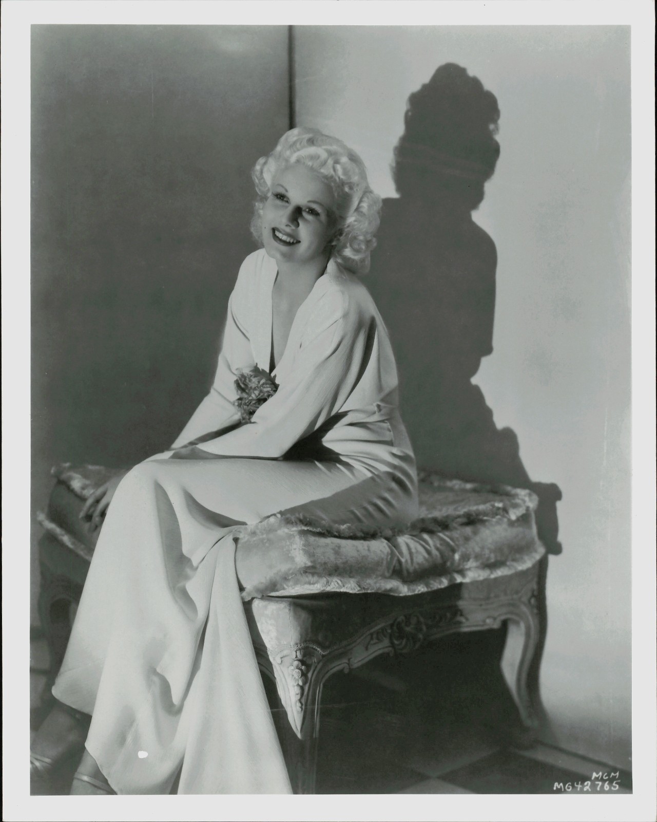 Undated Publicity  Photo Studio Style Image of Hollywood Legend Jean Harlow