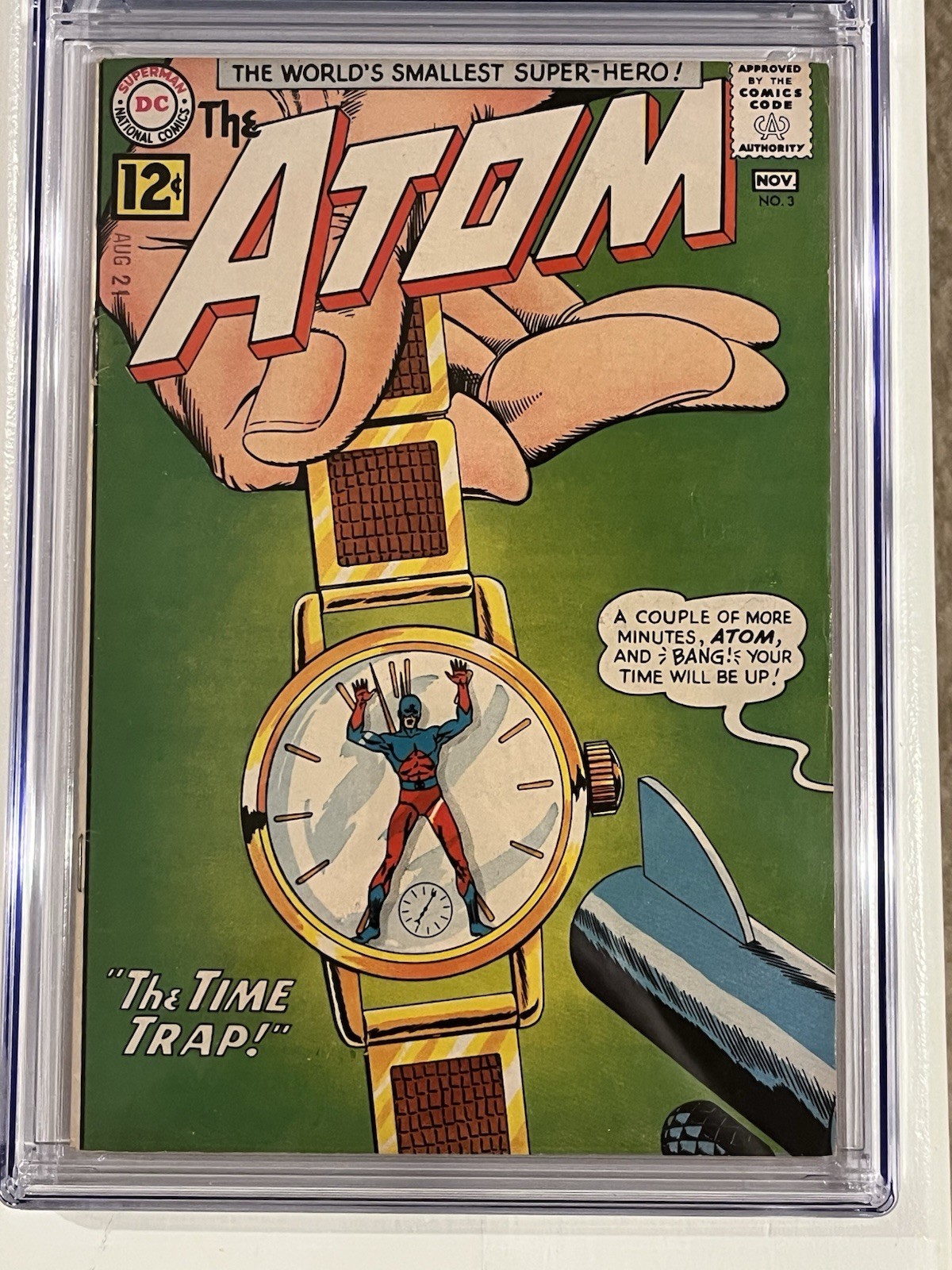 The Atom #3 CGC 6.5 Off-White Pages Universal 1st Chronos The Atom #3 CGC 6.5 Off-White Pages Universal 1st Chronos
