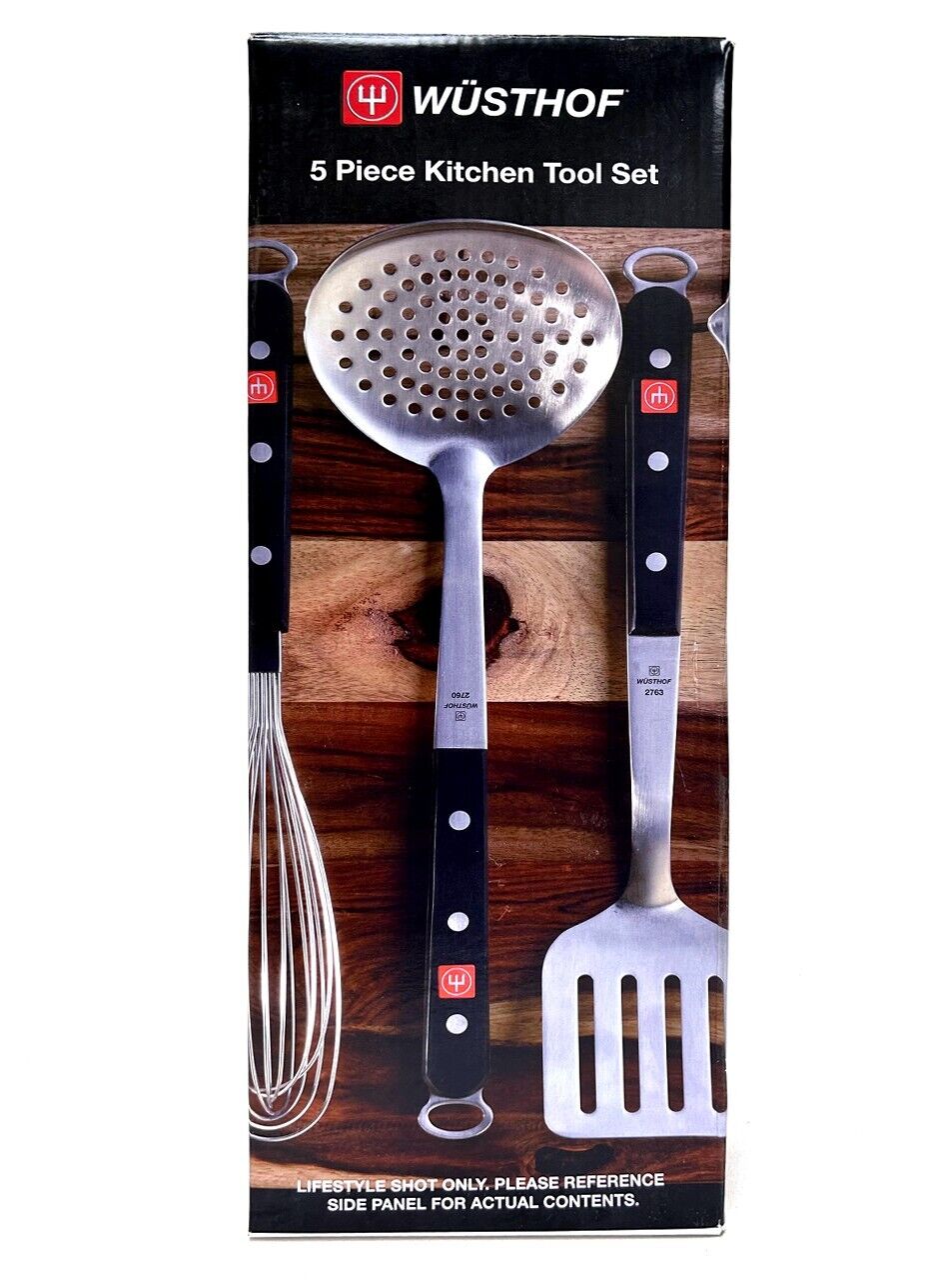 Wusthof 5 Piece Kitchen Tool Set Skimmer Spoon Spatula Ladle New In Box
