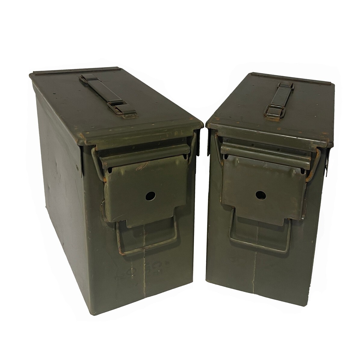 Tall 50 Cal Ammo Can Grade 1 US Military Surplus - 2 Pack