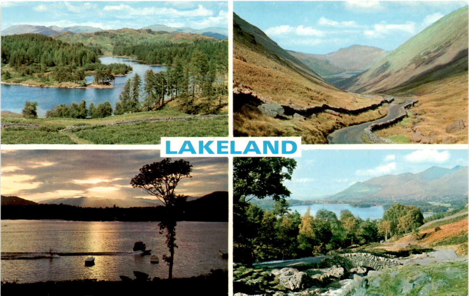 Lakeland, Jan Mows, Tarn Hows, Lake District, England, Easter,  Postcard