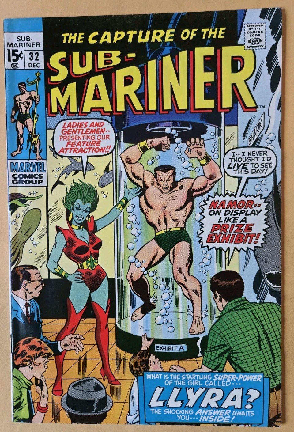 Sub-Mariner #32 VG+ (4.5) Marvel Comics 12/70