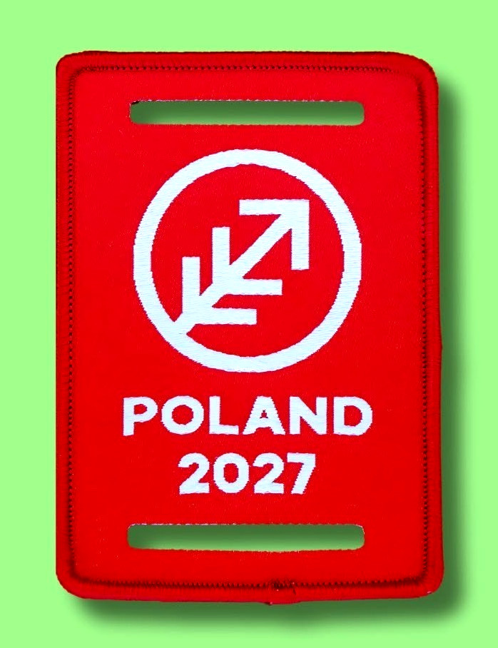 OFFICIAL 26TH WORLD SCOUT JAMBOREE 2027 NECKER BADGE PATCH WSJ POLAND