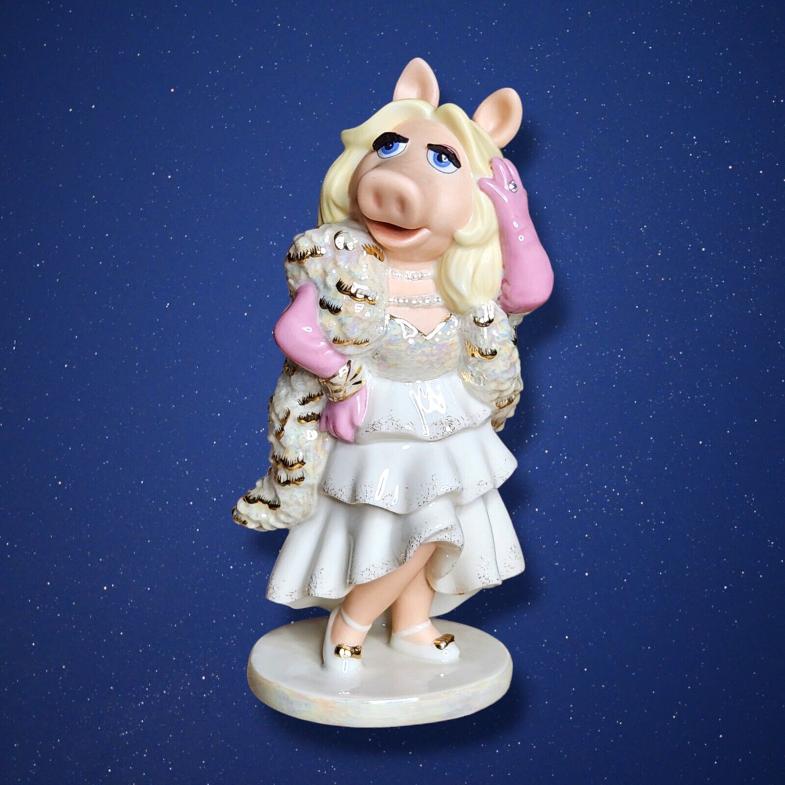 The Divine Miss Piggy Figurine 2006 Lenox Muppets Holding Company Mint