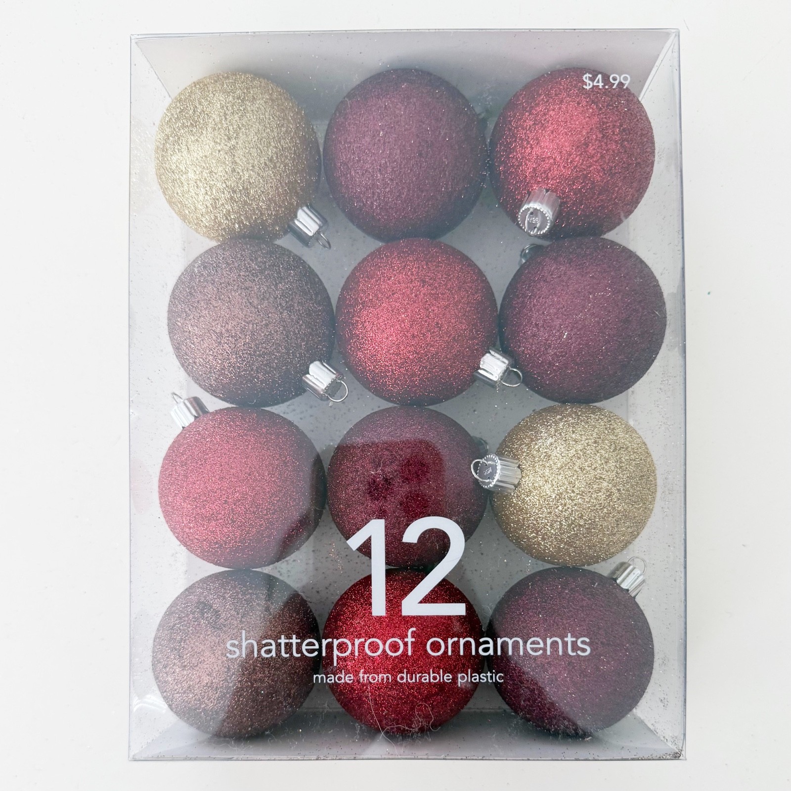Vintage 2002 Martha Stewart Kmart Woodland Holiday Shatterproof Ornaments Box 12 Vintage 2002 Martha Stewart Kmart Woodland Holiday Shatterproof Ornaments Box 12