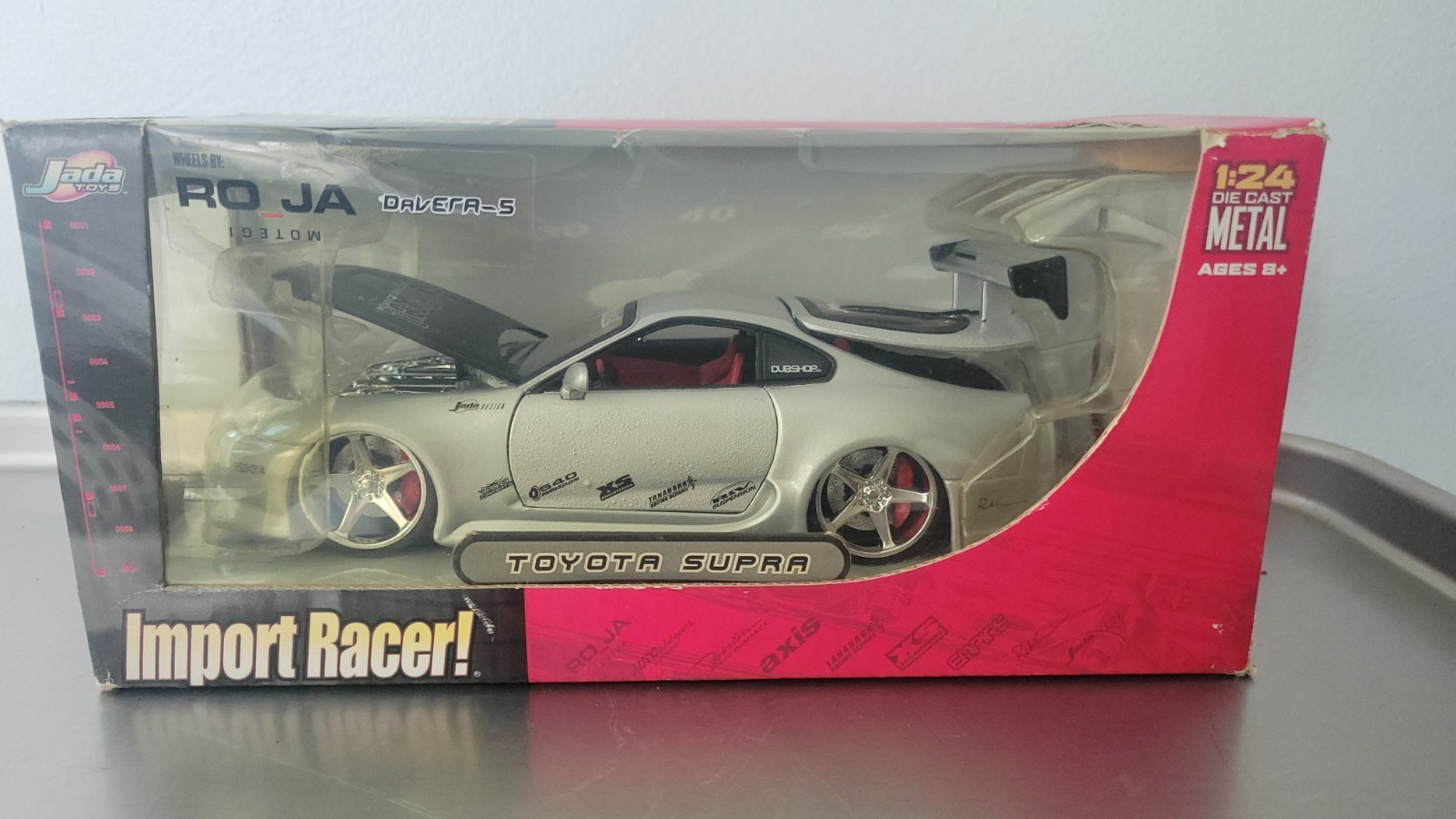 Jada Toys 1/24 Toyota Supra JZA80 diecast model, used, collector's item 14Y+ JA Jada Toys 1/24 Toyota Supra JZA80 diecast model, used, collector's item 14Y+ JA