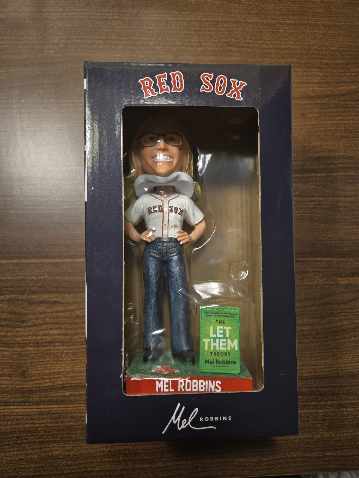 2026 Mel Robbins Boston Red Sox Bobblehead Let Them Night FENWAY EXCLUSIVE