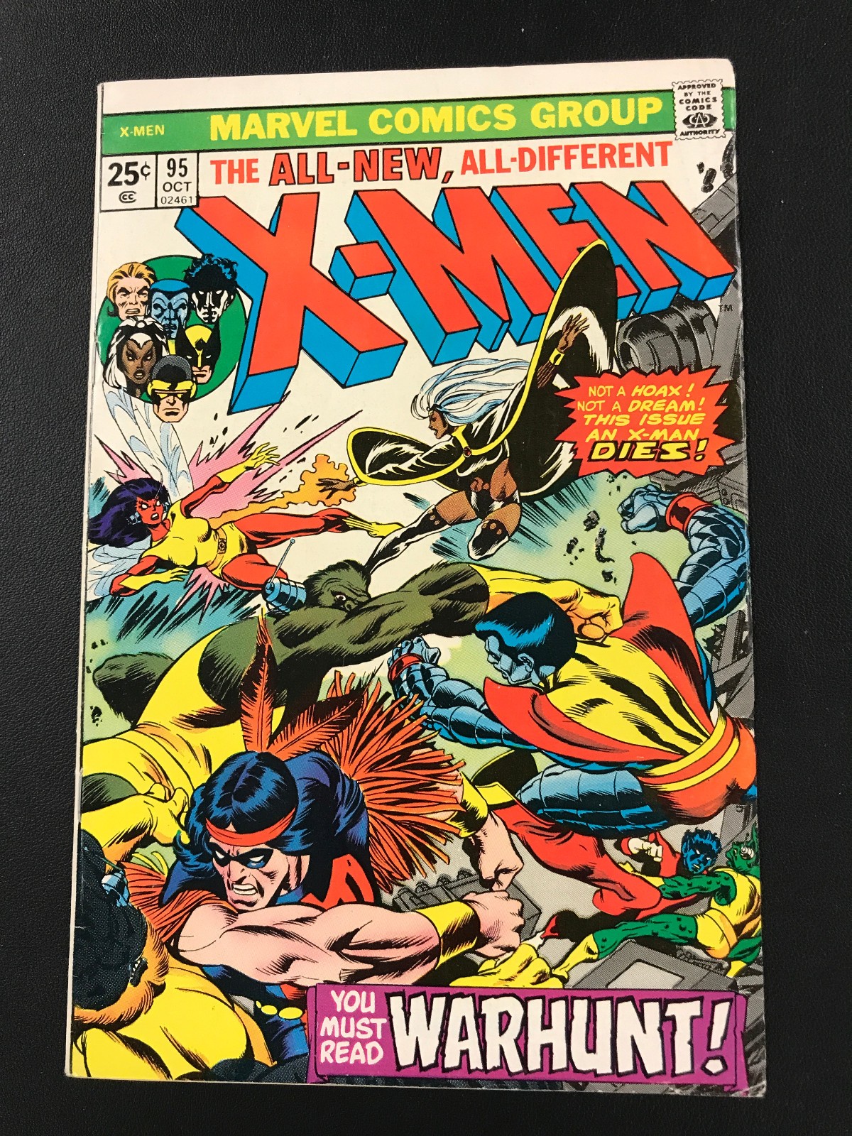 Uncanny X-Men #95 FN- 1975 KEY Death of Thunderbird 