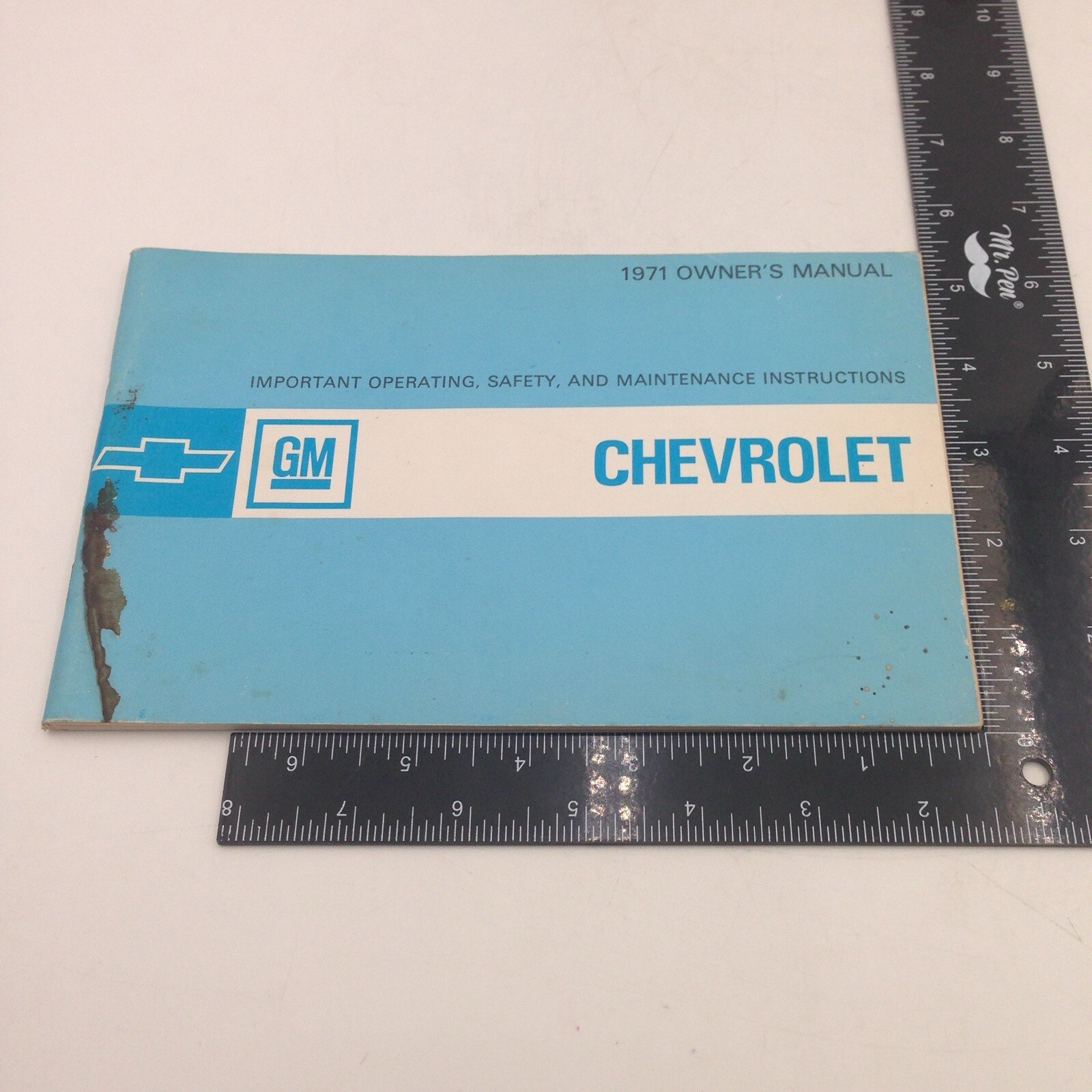 Original 1971 Chevrolet Cars - Owner\'s Manual (Original In Car Manual) Original 1971 Chevrolet Cars - Owner\'s Manual (Original In Car Manual)