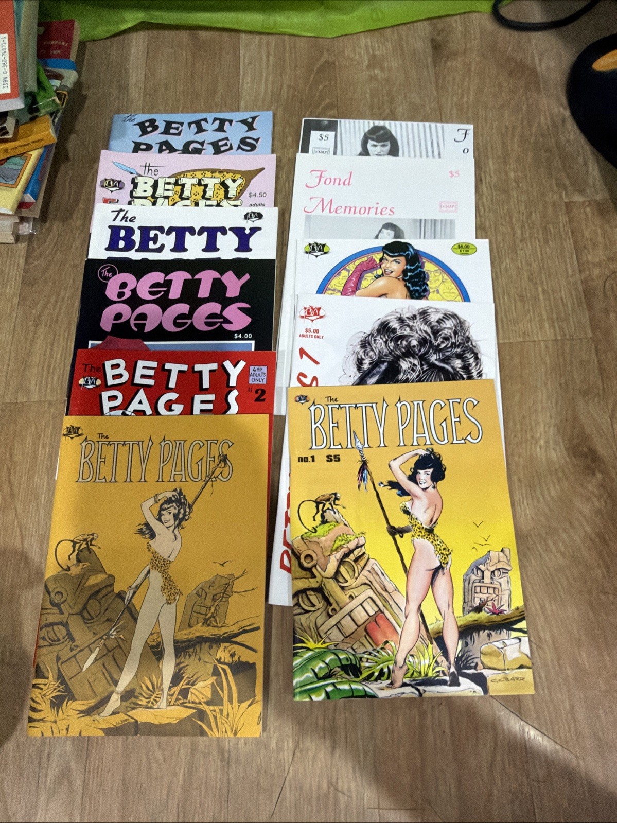 The Betty Pages #1 Comic Magazine 1987 Reprint 1990 Plus Lot Of 11 High Grade