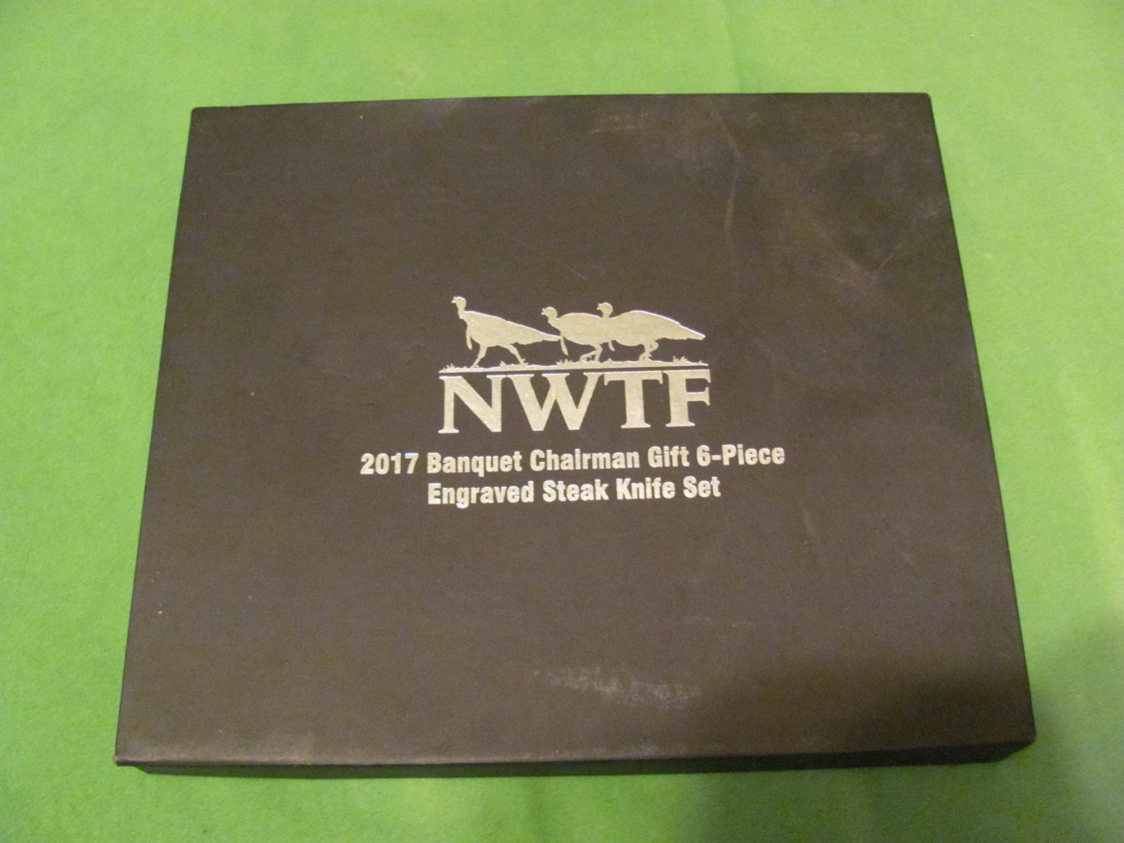 NWTF - 2017 Banquet Chairman Gift 6- Piece Engraved Serrated Steak Knife Set