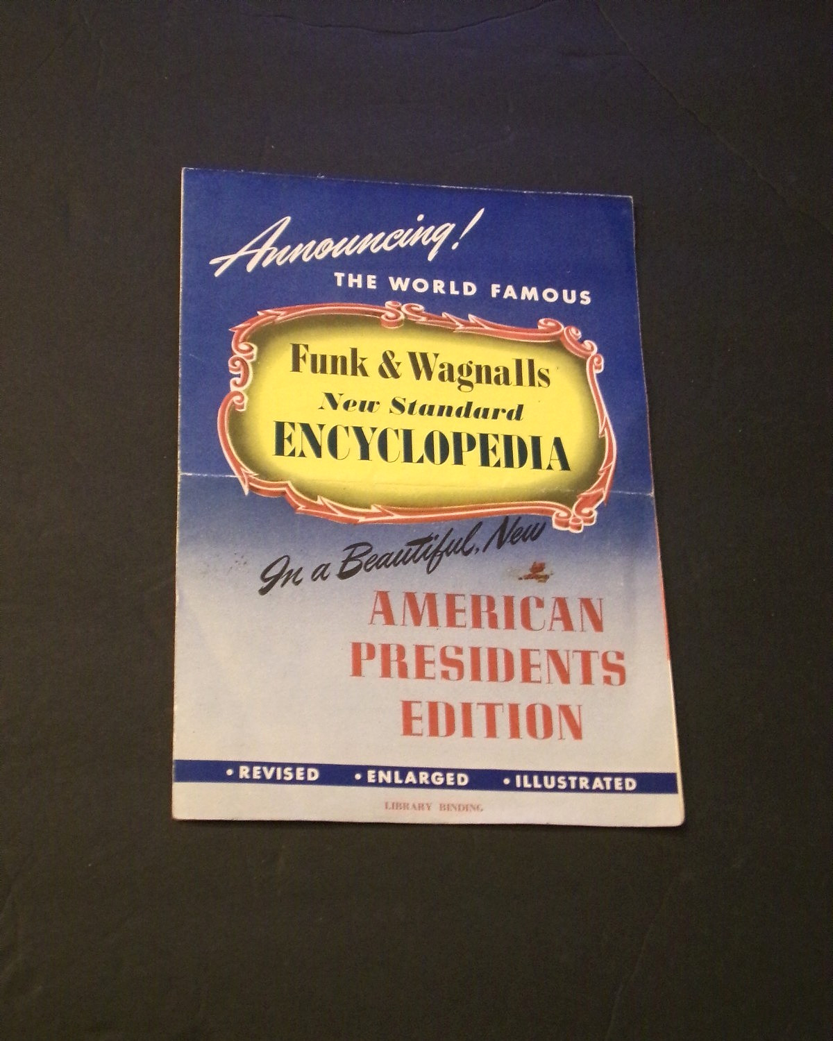 Rare Vintage Post WW2 Funk & Wagnalls Ephemera Collectible (Scarce)