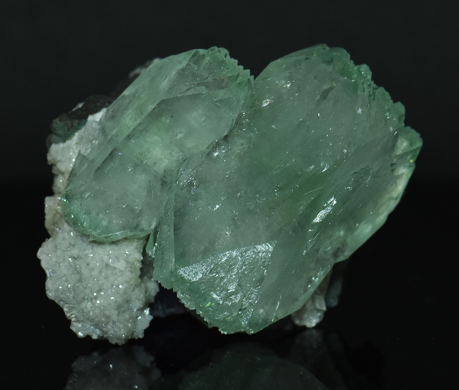 Apophyllite on heulandite matrix # 7506