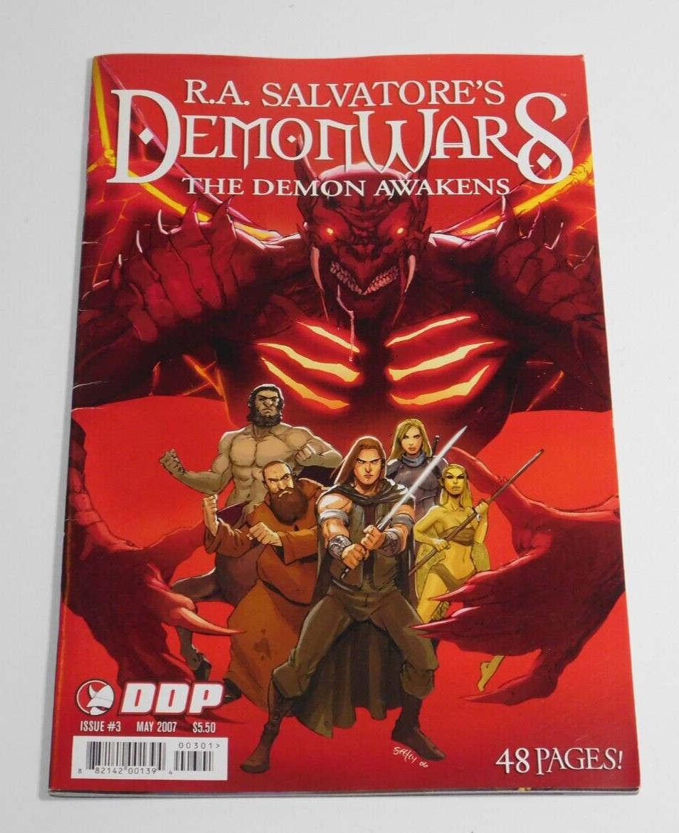 RA Salvatore's Demon Wars The Demon Awakens #3 DDP Comic 1st Print 2007 RA Salvatore's Demon Wars The Demon Awakens #3 DDP Comic 1st Print 2007