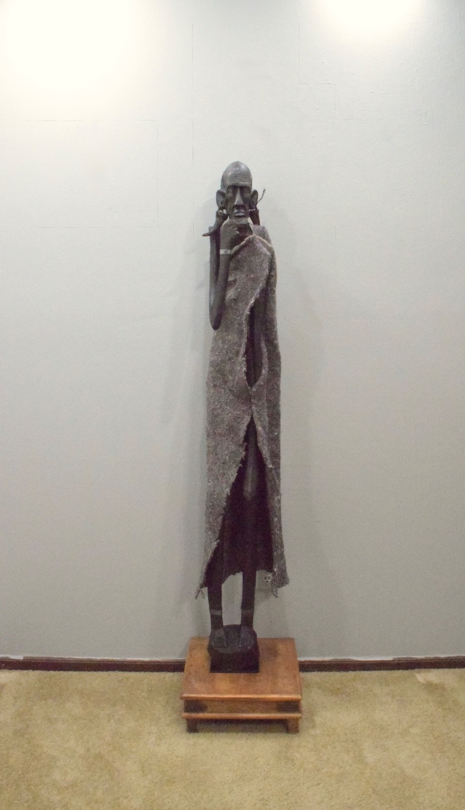 African Statue Mzee Old Man Statue Kenya