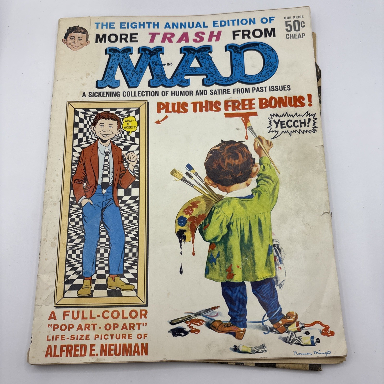 More Trash from MAD MAGAZINE #8 1965 With Poster VG/G More Trash from MAD MAGAZINE #8 1965 With Poster VG/G