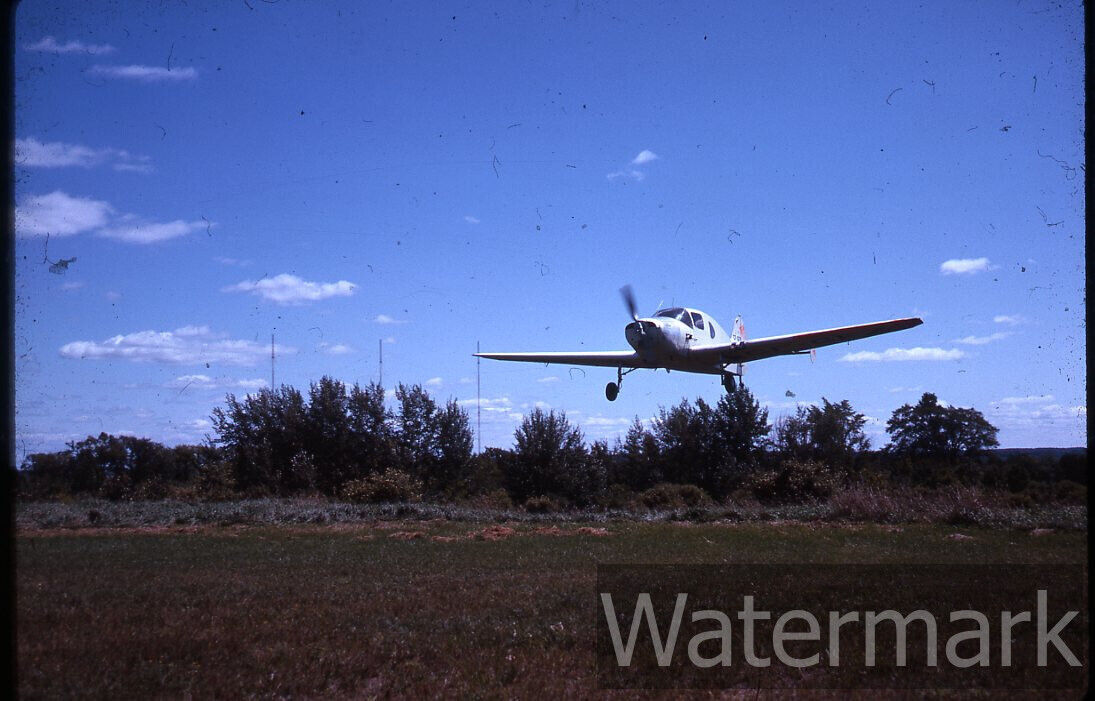 1963 Kodachrome  photo slide   Airplane