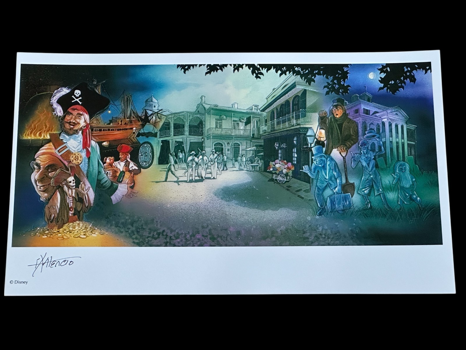 Xavier Atencio Disney Pirates of the Caribbean Club 33 Signed Autograph Lg Photo