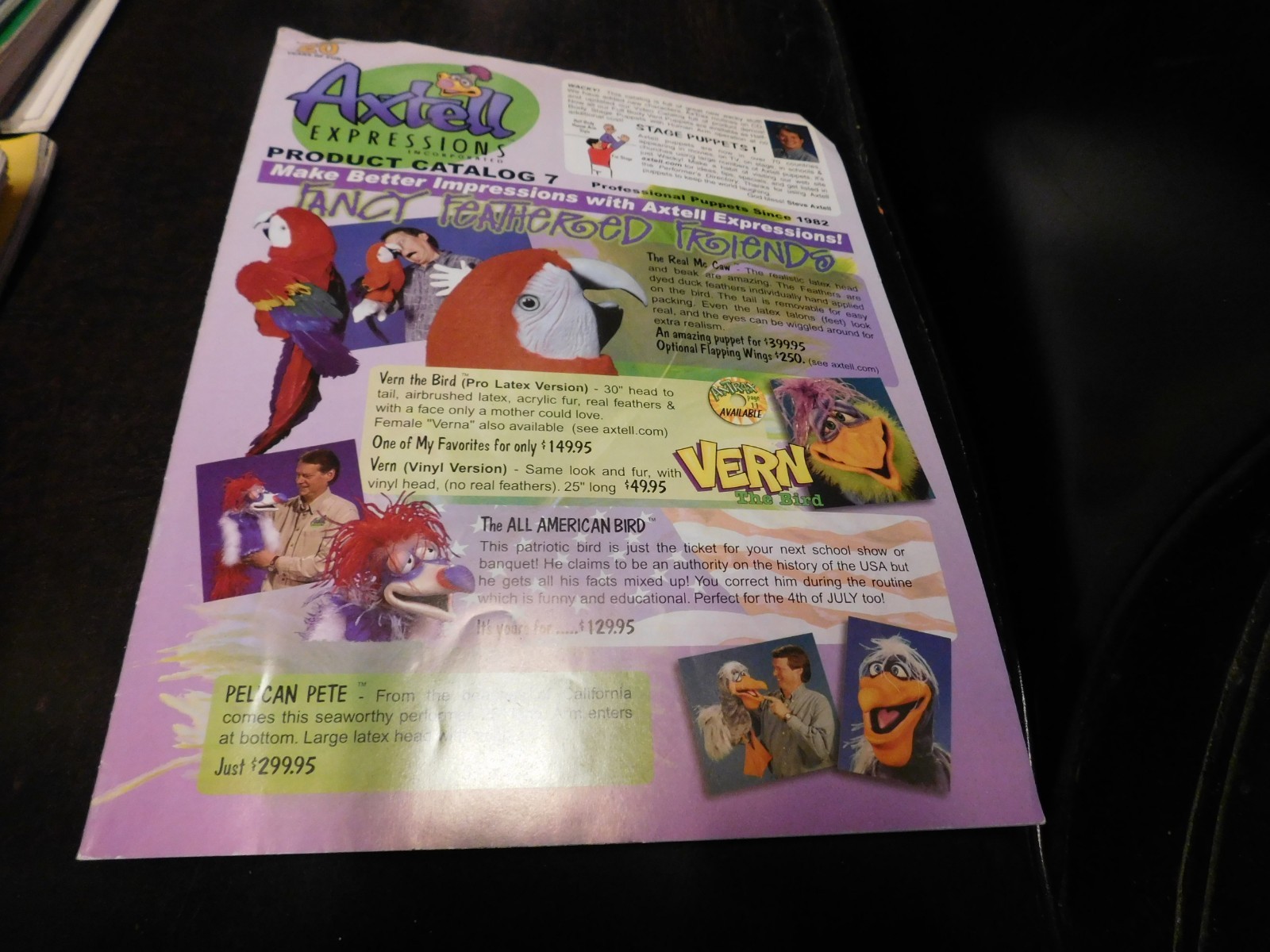 Magic Literature For Magicians - Axtell Expressions Inc Catalog Magazine # 7