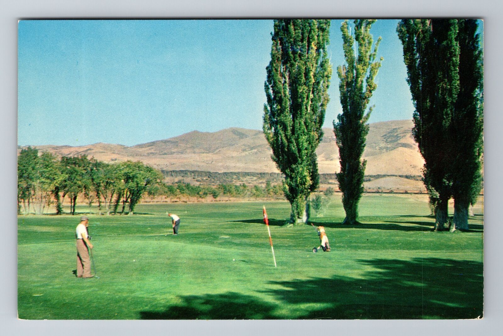 Pocatello ID-Idaho, Municipal Golf Course, Antique, Vintage Souvenir Postcard