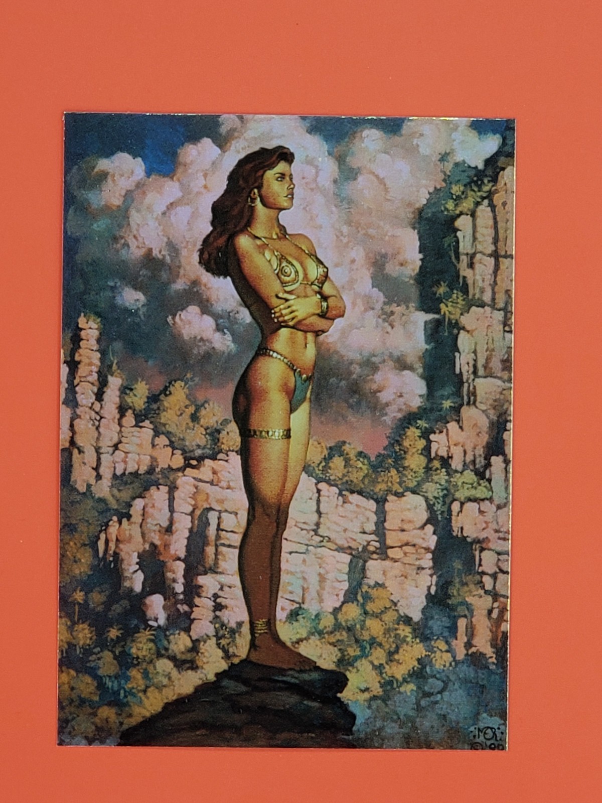 THE NEW AMERICAN PIN-UP Mark Rogers Foil Promo Card #3 of 5 Comic Images 1997