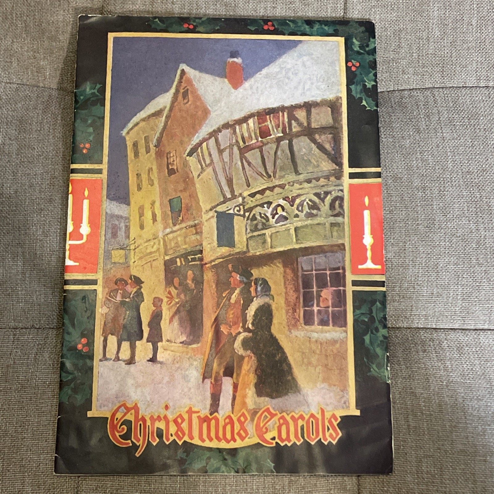 Vintage Christmas Carol Booklet, c1950\'s, Safety Service Co Nashville Tennessee