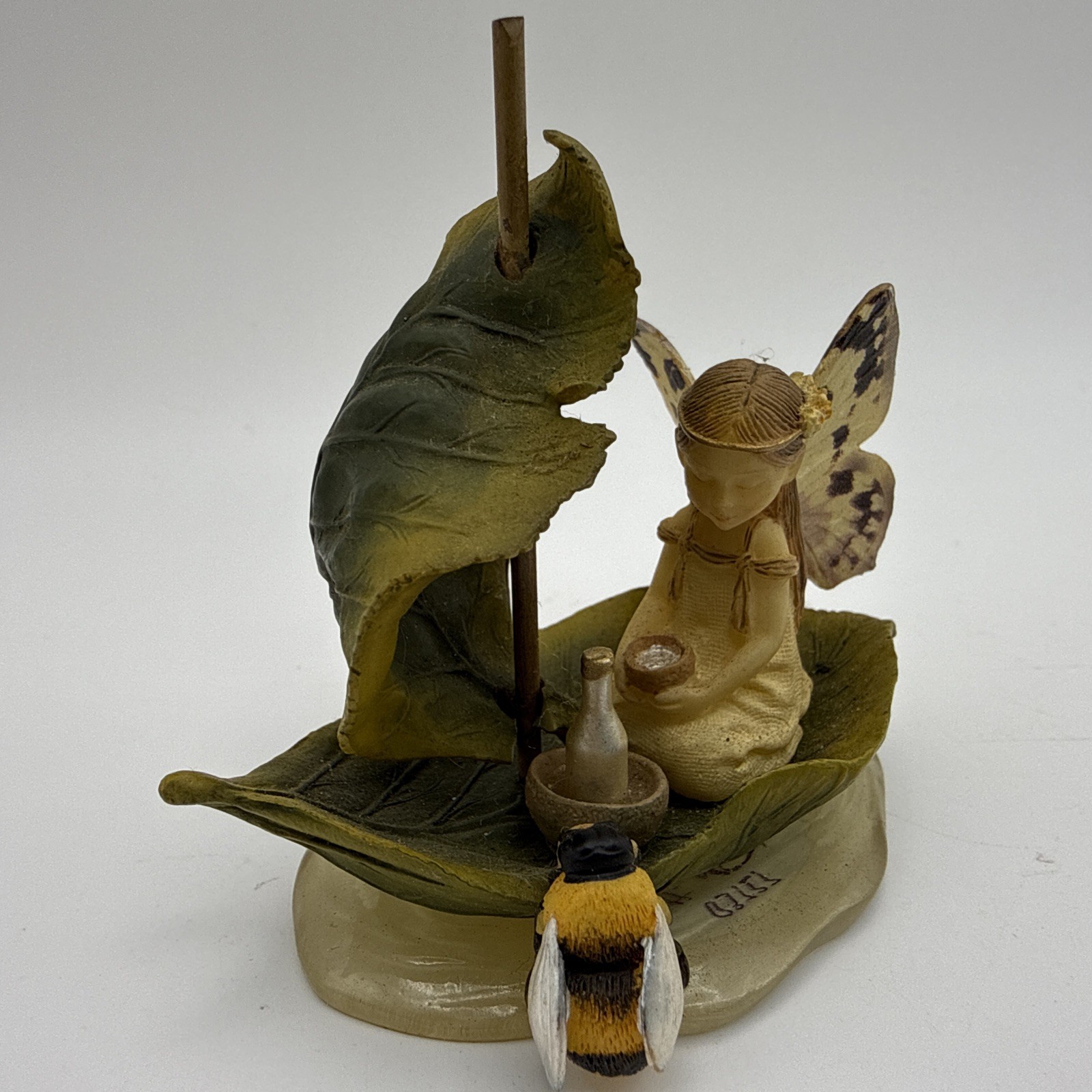 Country Artists Butterfly Fairies Joyful Journey 03127 Fairy Leaf Boat Figurine