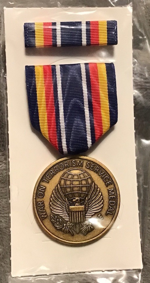 US Armed Forces Global War on Terrorism Service Medal with Ribbon & Box