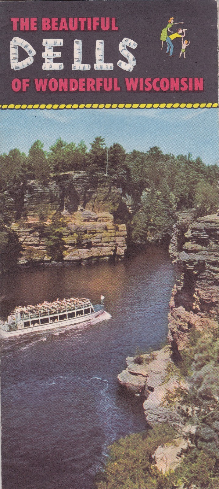 1950\'s Wisconsin Dells Promotional Tourism Brochure
