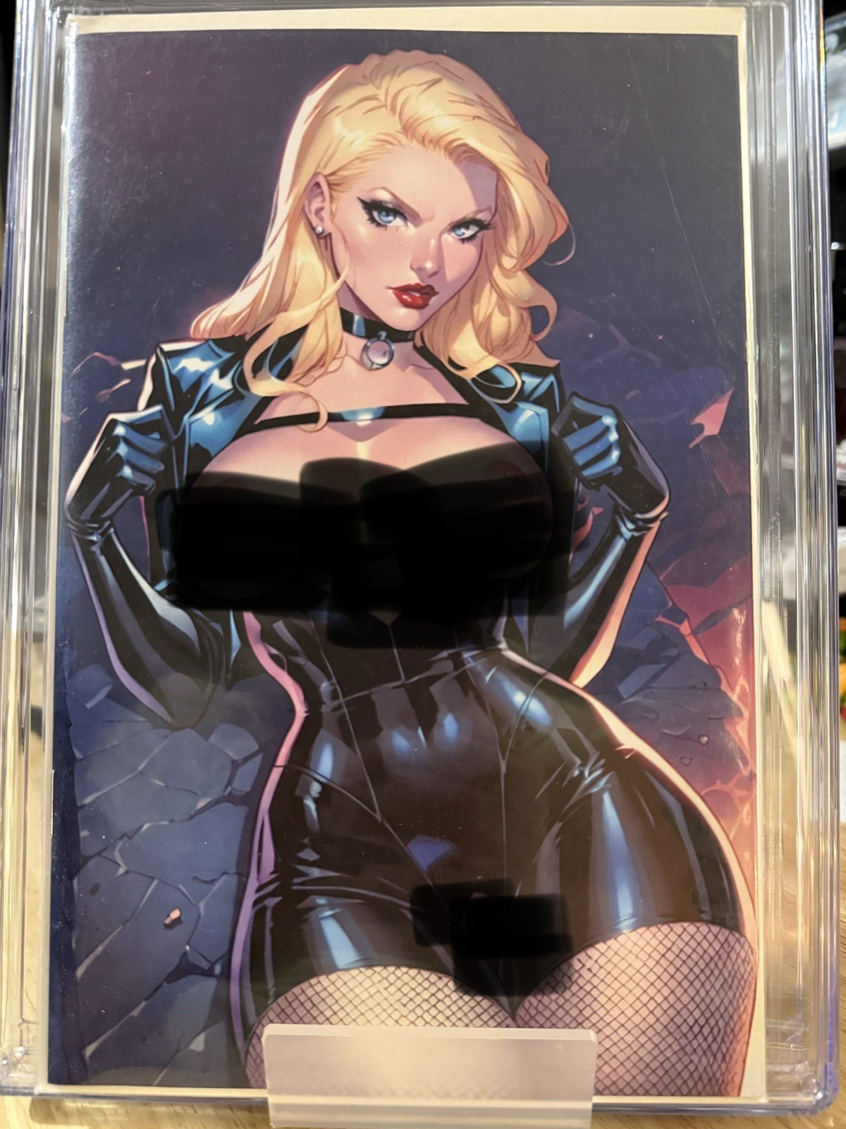 Key Comics Black Canary Black Bodysuit Fishnets Virgin Variant Exclusive