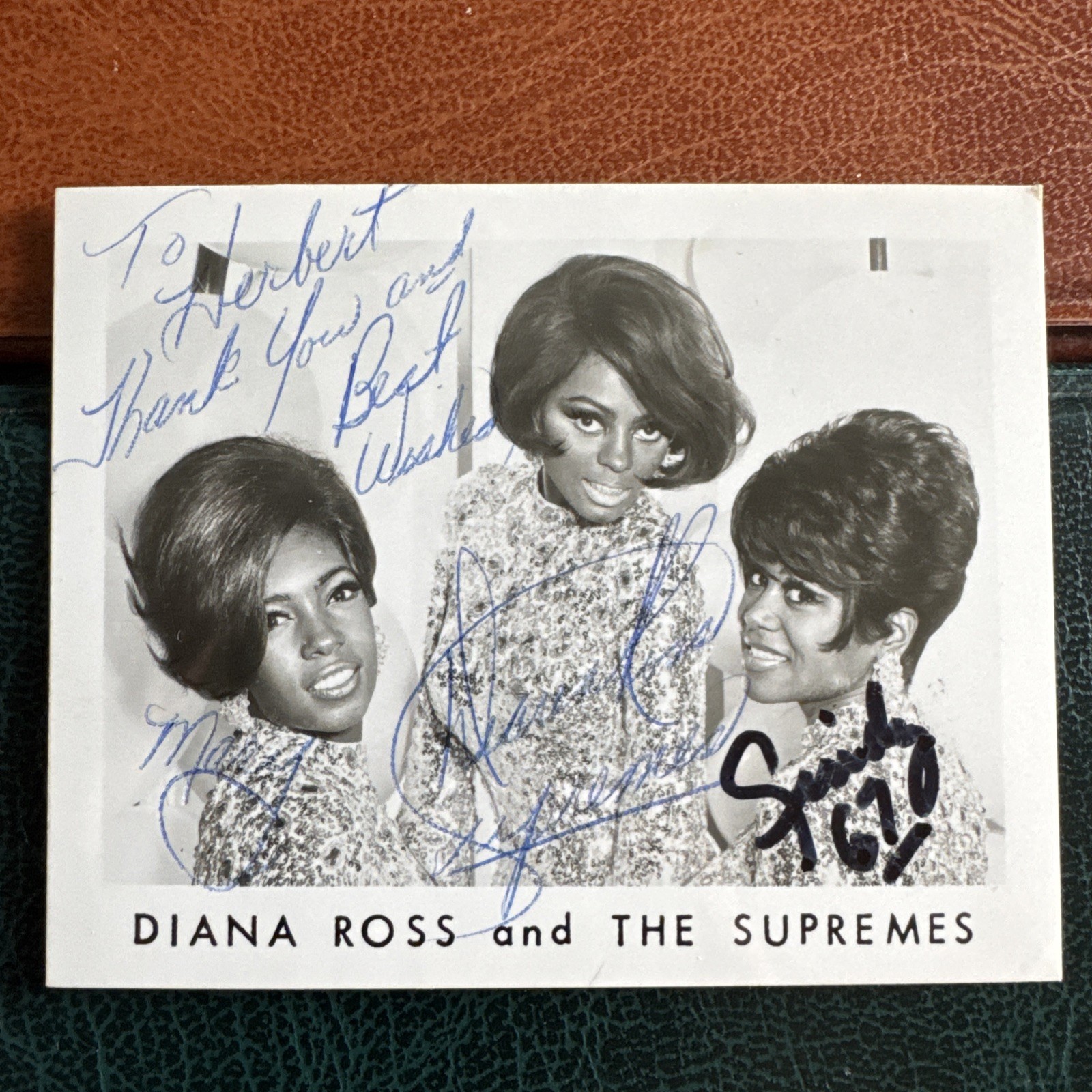 (BF4) DIANA ROSS AND THE SUPREMES VINTAGE SIGNED AUTOGRAPHS AMERICAN GIRL GROUP (BF4) DIANA ROSS AND THE SUPREMES VINTAGE SIGNED AUTOGRAPHS AMERICAN GIRL GROUP