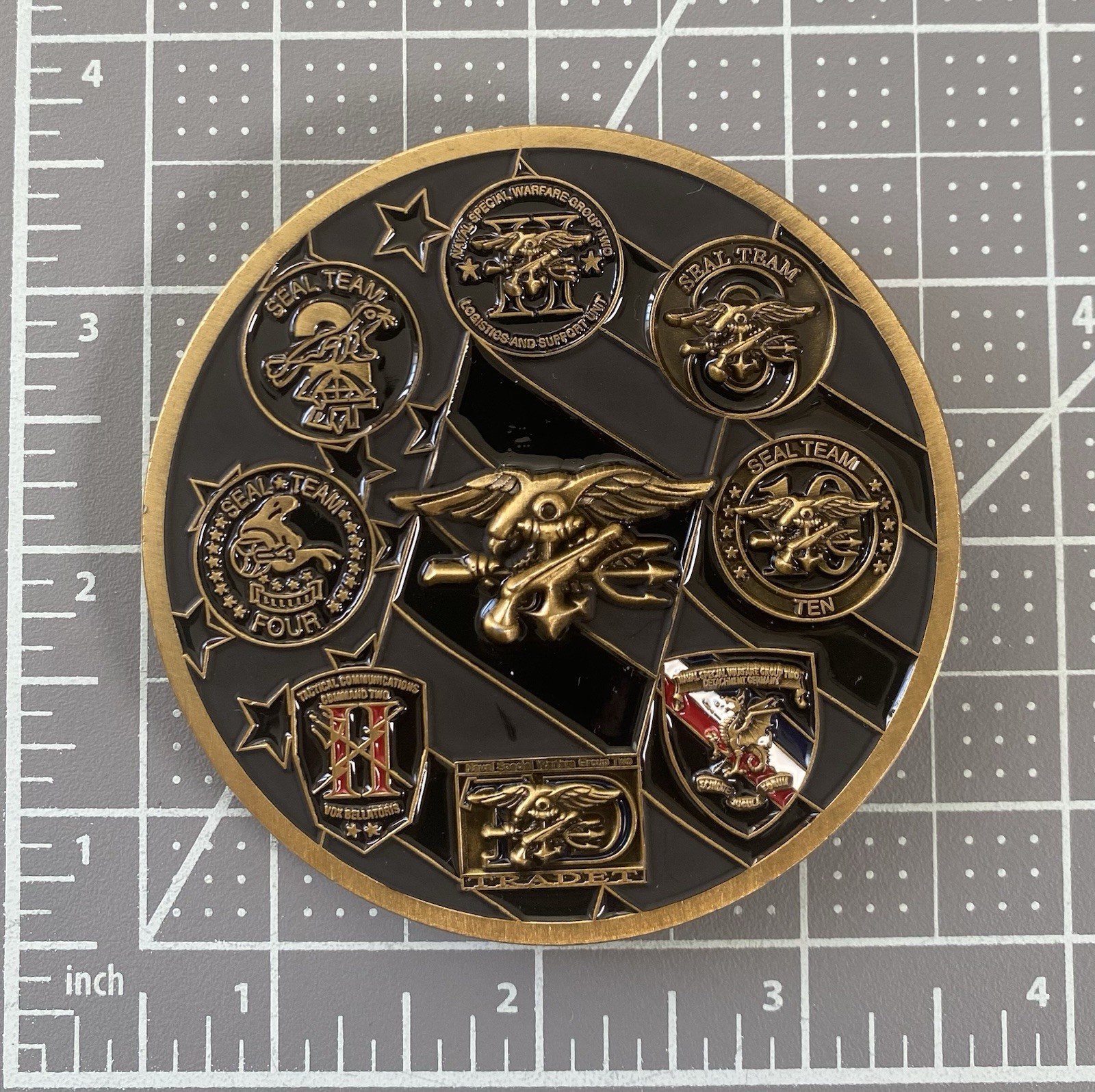 US Navy SEAL Team DEVGRU NSW Group 2 CPO Challenge Coin