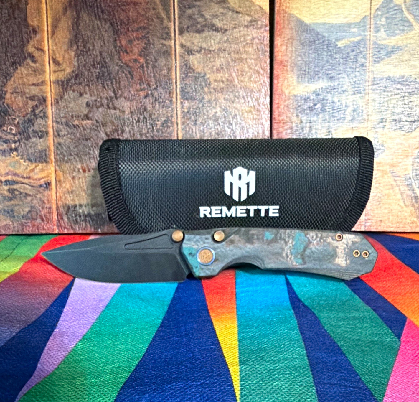 Remette Rhino Shipwreck Camo Carbon 14C28N Blade