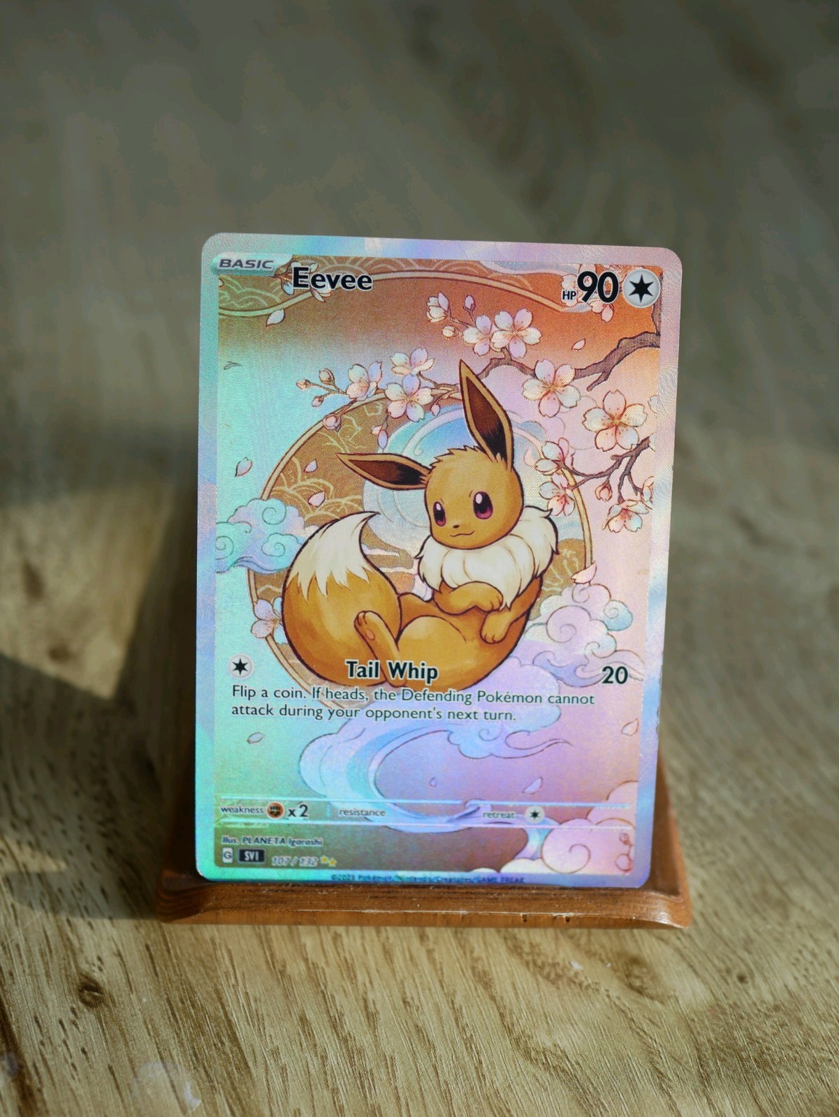 Vaporeon Pokémon Card DISPLAY ART CARD