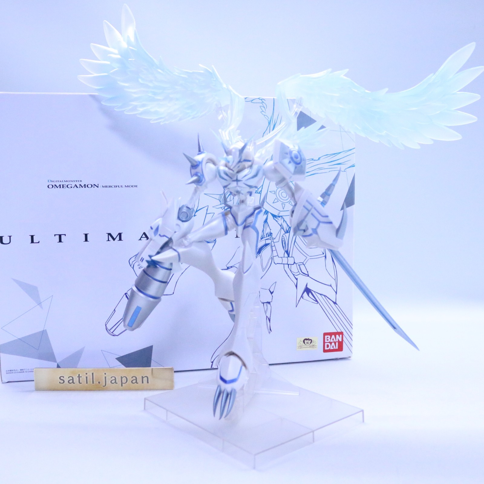 Bandai ULTIMATE IMAGE Omegamon Merciful Mode Normal Ver Digimon Tri Figure USED