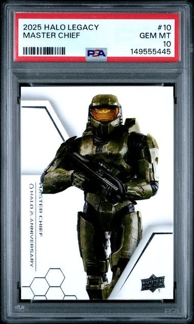2025 HALO LEGACY Collection Master Chief #10 Xbox PSA 10
