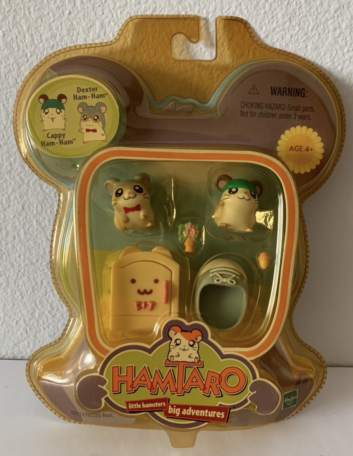 Vintage Hamtaro Big Adventures Figures Dexter And Crappy New Sealed Rare 2000