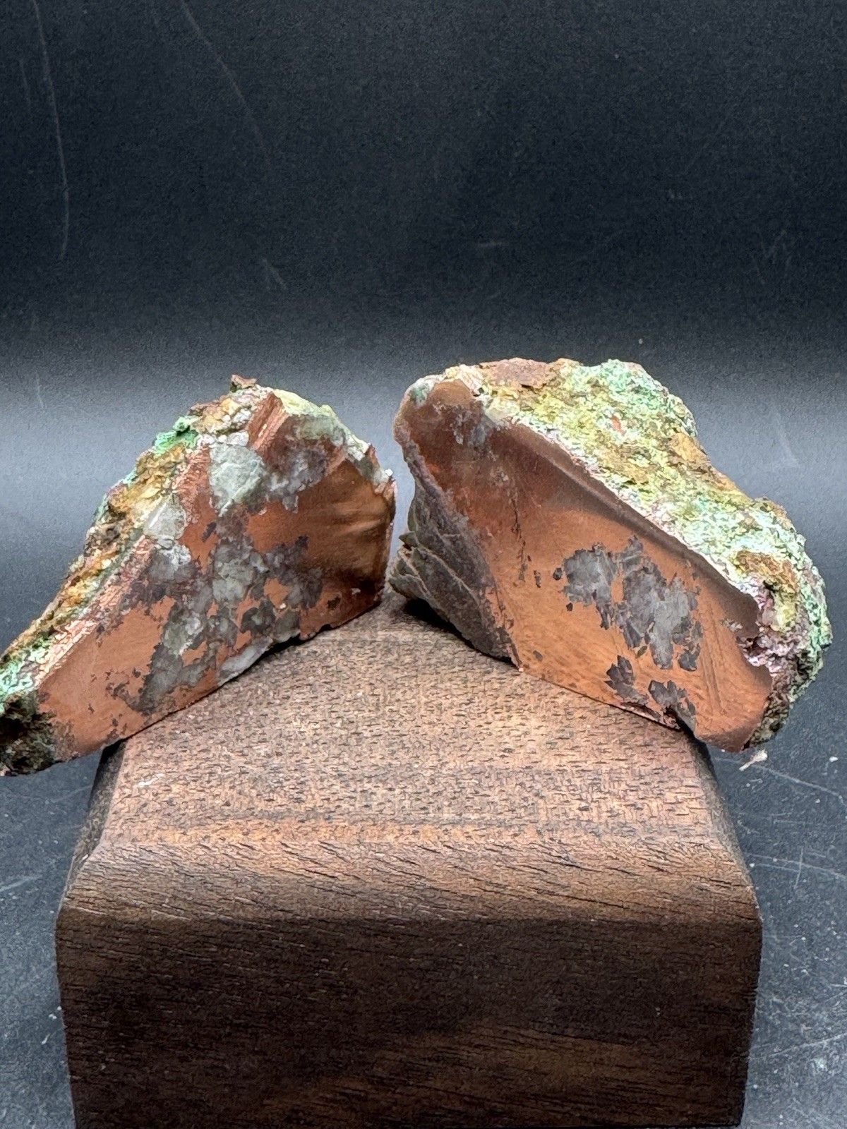 Michigan Native Copper Float – 2 Piece Cut Set – .5 lb – Keweenaw Peninsula
