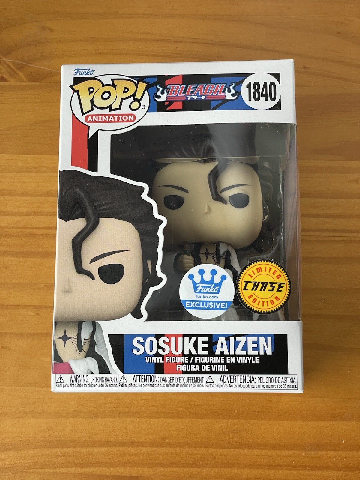 Funko Pop Animation Shop Exclusive Bleach Sosuke Aizen Chase Hogyoku #1840
